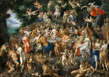 Het huwelijk van Thetis en Peleus
